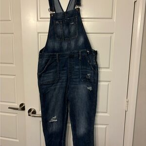 Denim overalls